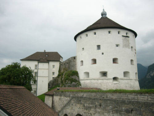 Burg von der Seite