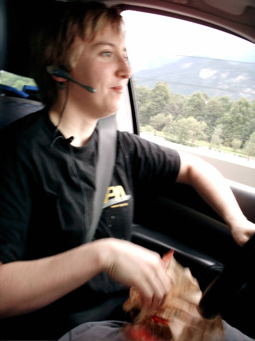 fahren UND essen