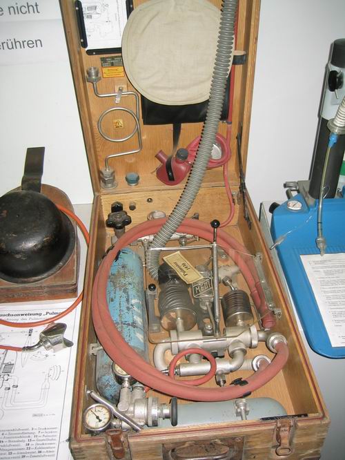 Der Pulmotor von irgendwann nach dem Krieg...