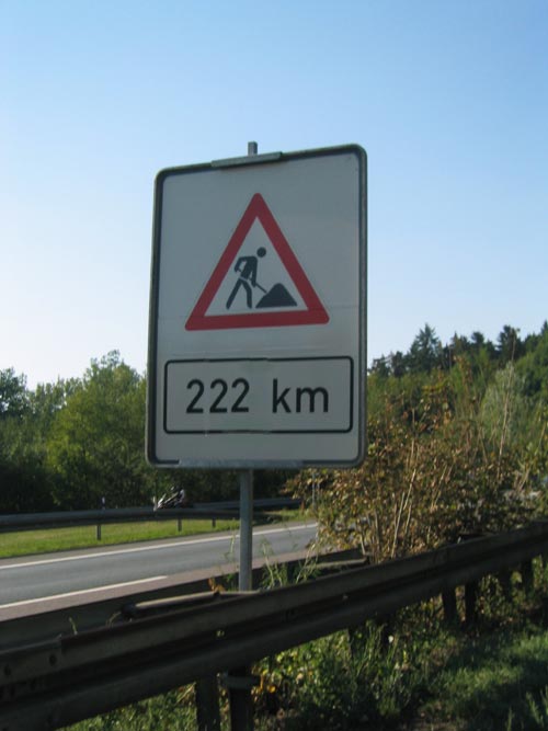 Zurck ins Ruhrgebiet - der Chef qult sich durch 222 km Baustelle!