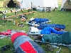 Das Lager sieht aus, wie die Nacht war!