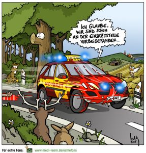 Einsatzstelle verpasst