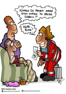 Spritze geben