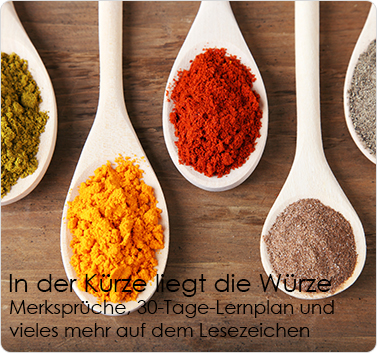 In der Kürze liegt die Würze