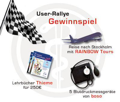 Jetzt mitmachen bei der Userrallye von MEDI-LEARN