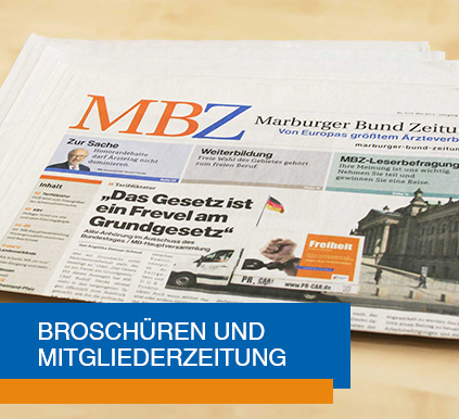 Broschüren und Mitgliederzeitung